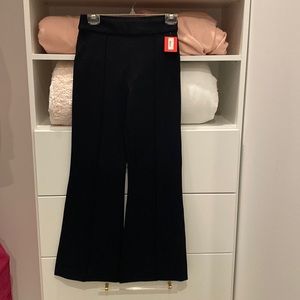Black petite Spanx flare pants